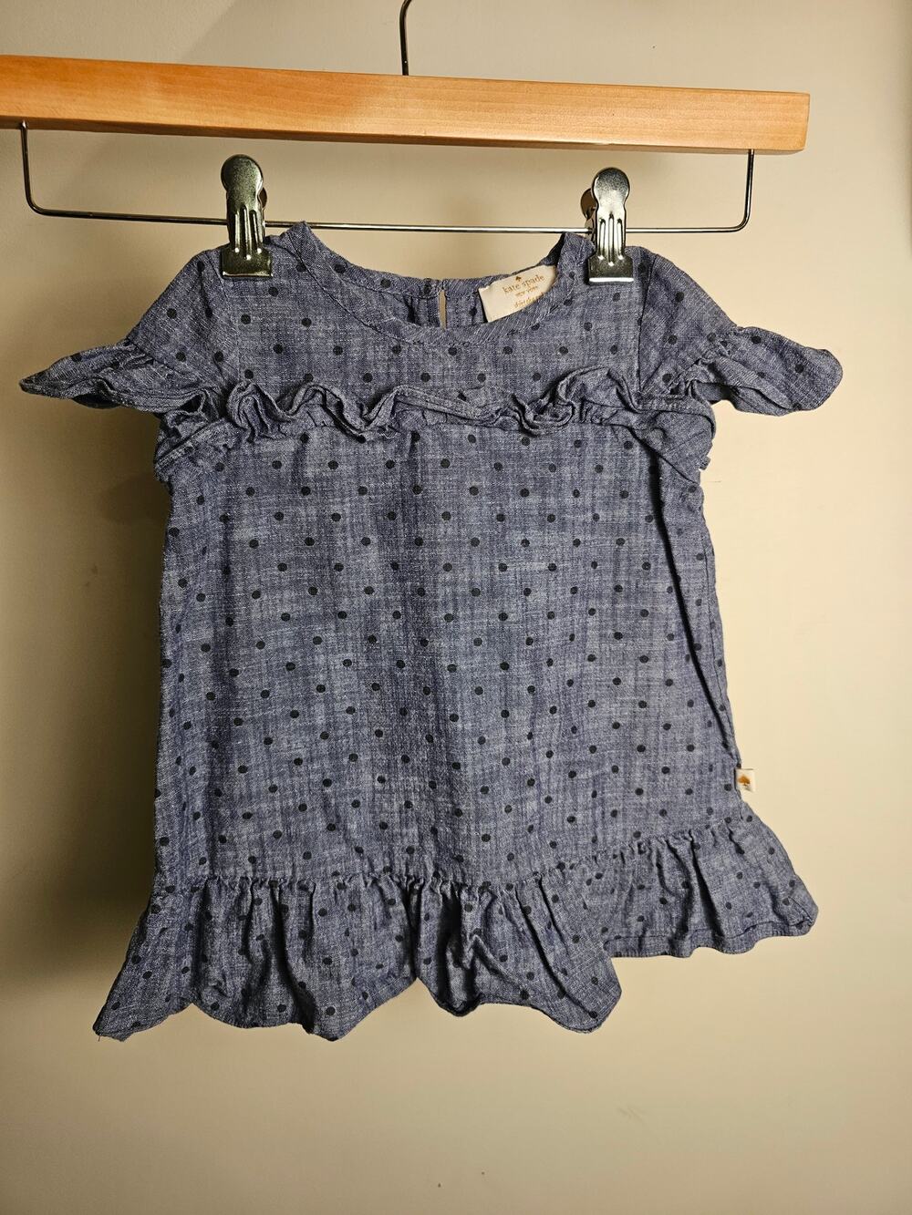 Kate Spade 100% Cotton Chambray Toddler Dress